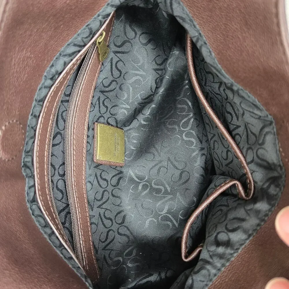 SIMPLY VERA Vera Wang Orange and Brown Women's Handbag